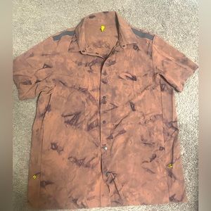 lululemon athletica Brown Short Sleeve Shirt